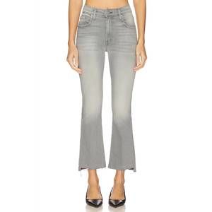 NEW MOTHER women's the insider crop step fray pant in noted
